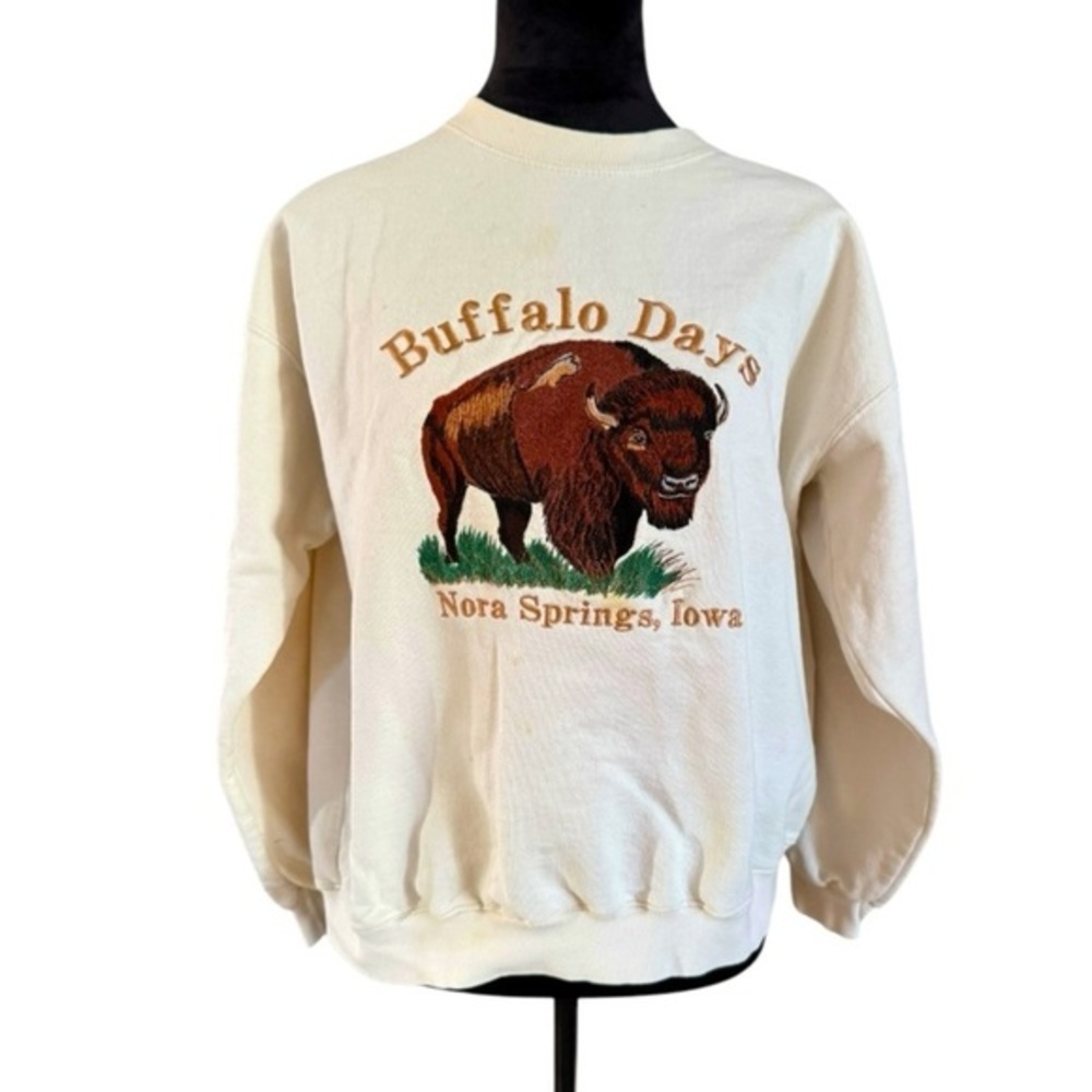 VTG 90s LEE‎ Large Embroidered Buffalo Women’s size Large
